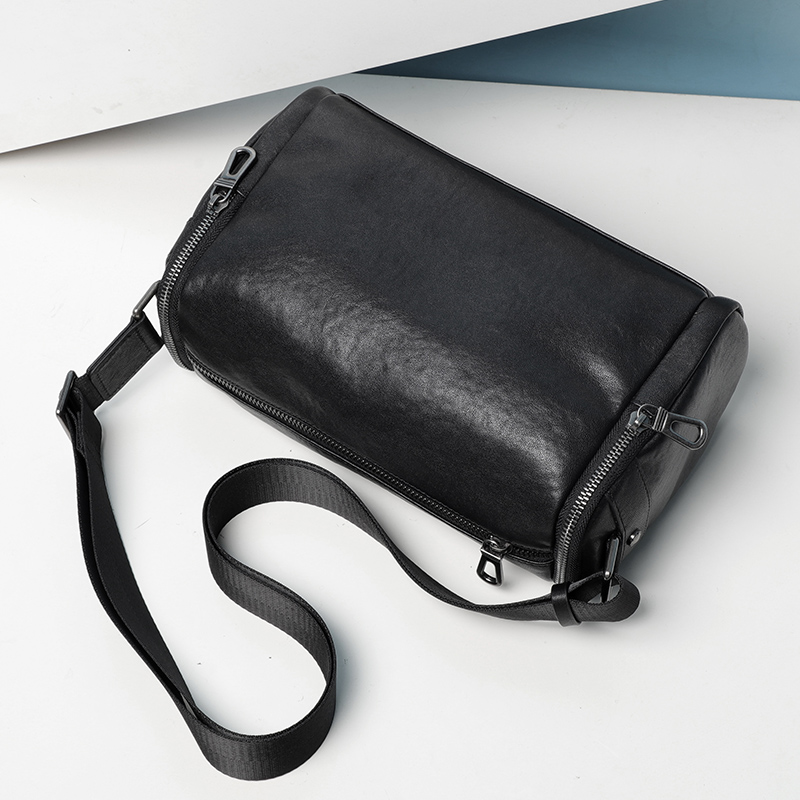 Luxury Bags England - 100% Genuine Leather Men Bag Round