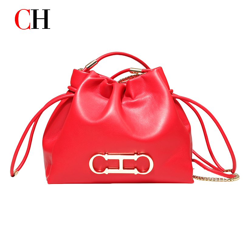 CH Luxury Drawstring Bucket Ba - đánh giá và giá Luxury Bags No Logo
